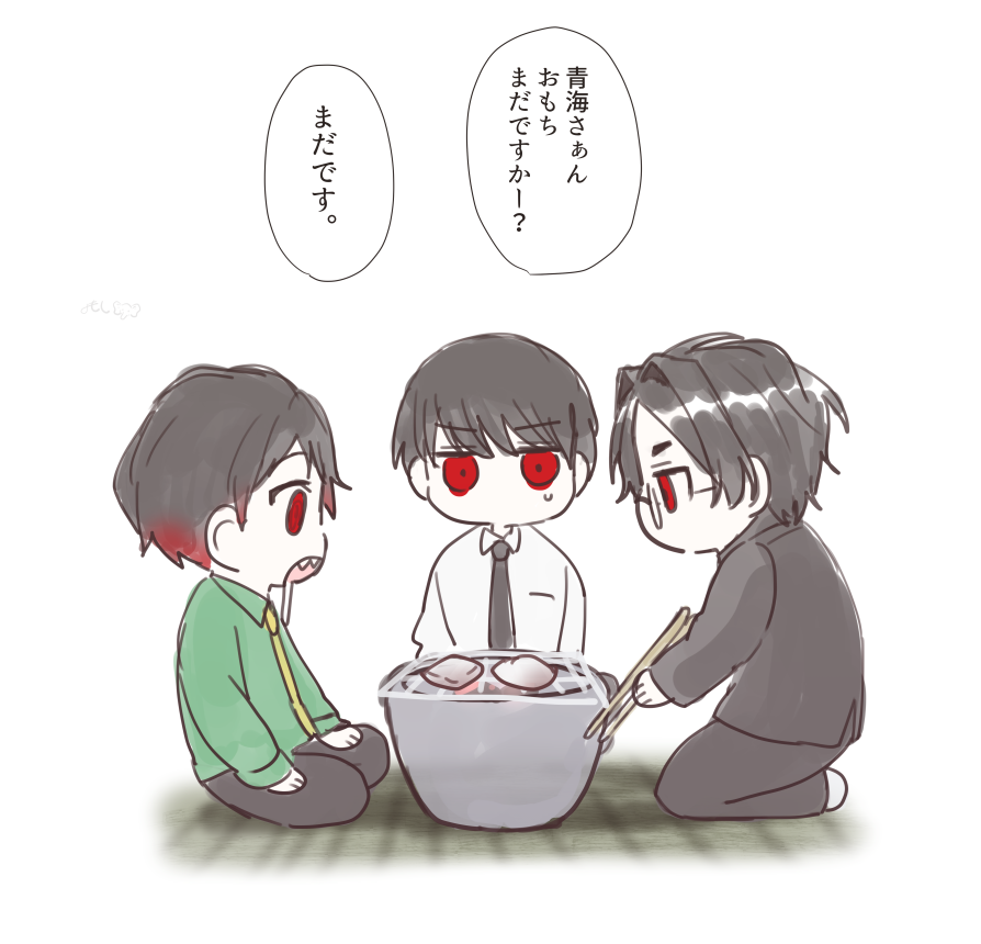 書き初めお題⑥
お餅を食べる♦️組(未遂になってしまいました!) 