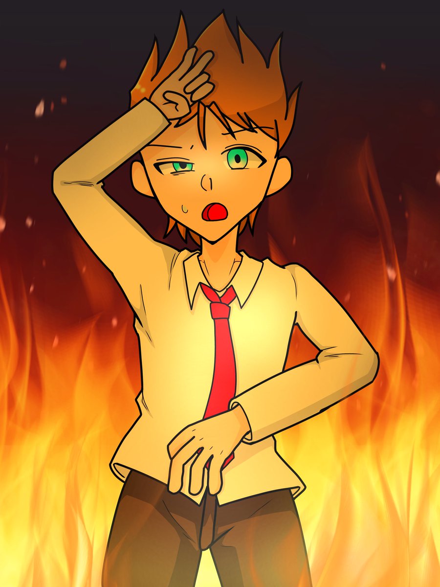 tsuki_BBAU's tweet image. 炎の中逃げ惑う🏏先生

最後は学校に火がついていたからね…
🧿（Dexter）先生はどうしたんでしょうね

逃げおおせていても良いし、そのまま学校諸共焼失でも感慨深い（？）

#BBAU
#DextersRevenge
#SchoolnightofFear