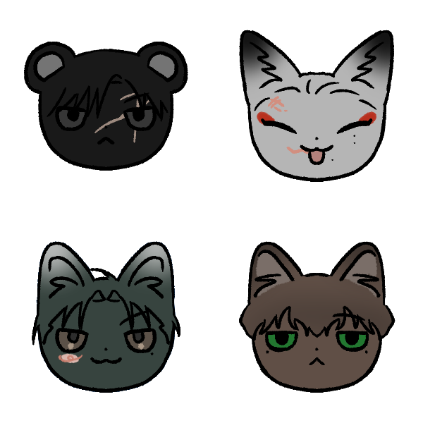 #커미션 간단한 동물 두상 아이콘 
하나에 1500원으로 샘플 모집중입니다.
크레페 kre.pe/jC4L
포스타입  posty.pe/ofnynx
