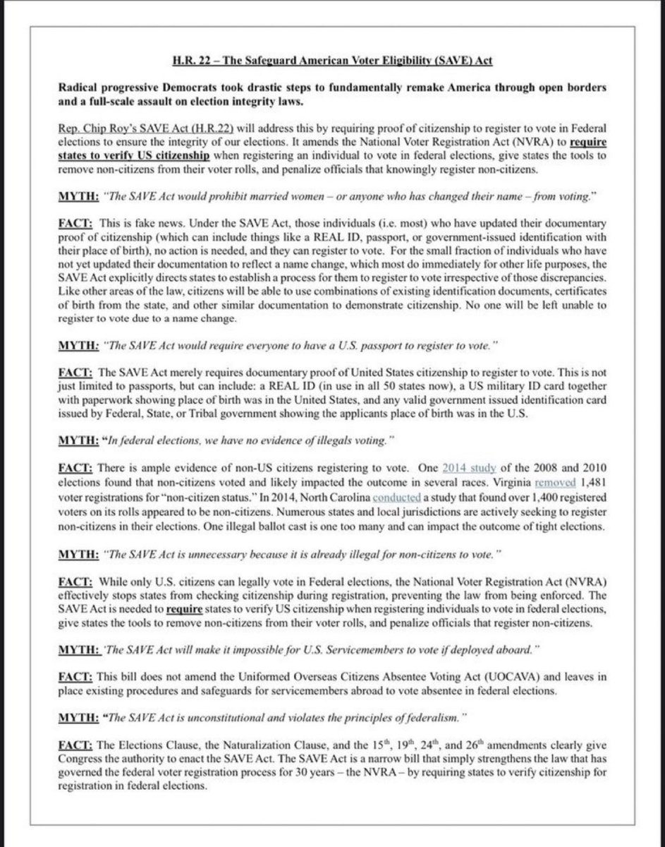 The Senate has had this legislation for MONTHS. 

WTH is <a href="/LeaderJohnThune/">Leader John Thune</a> doing?

Pass the S.A.V.E. Act NOW.

Save the country.