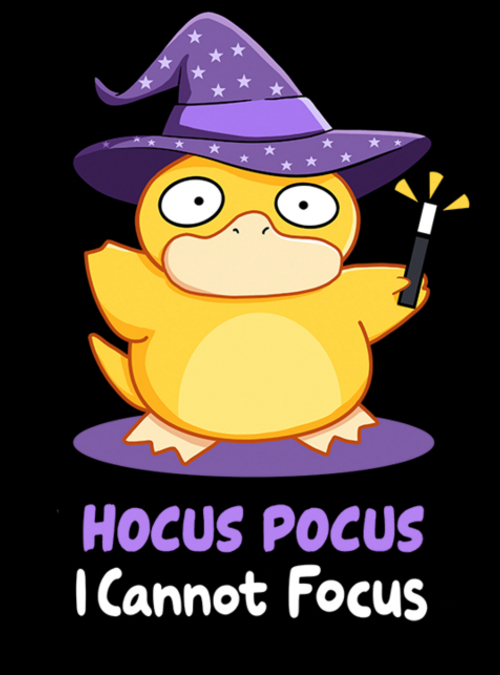 "hocus pocus i cannot focus" for just 12hr more on qwertee.com/last-chance RePost for chance at FREE TEE!