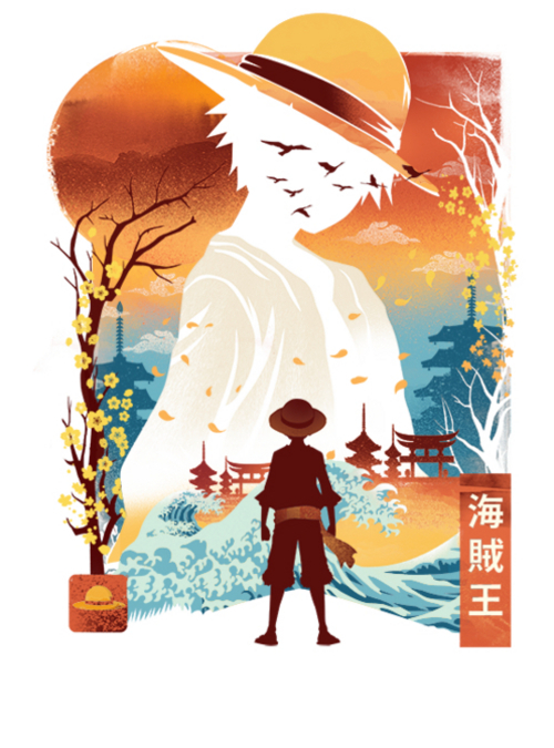 "Ukiyo King Pirate" for just 12hr more on qwertee.com/last-chance RePost for chance at FREE TEE!