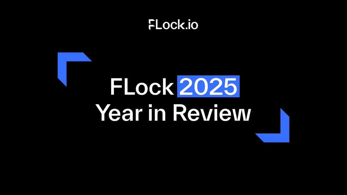 2025 was a huge year for FLock 🎉

We shipped faster and expanded further than ever before.

Here’s a look at what we launched, scaled, and unlocked together👇