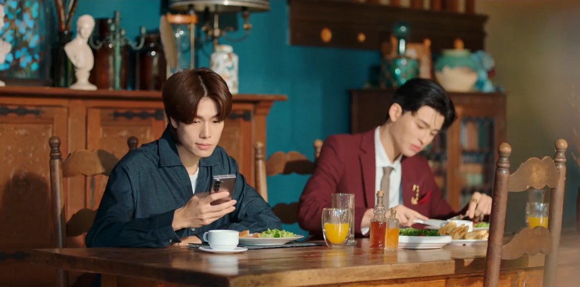 doublepjourney2's tweet image. มารอดูคนเป็นแฟนนอนพร้อมกัน ตื่นพร้อมกัน กินข้าวเช้าด้วยกันแล้วค่ะ 🥹

#MeAndTheeSeriesEP9