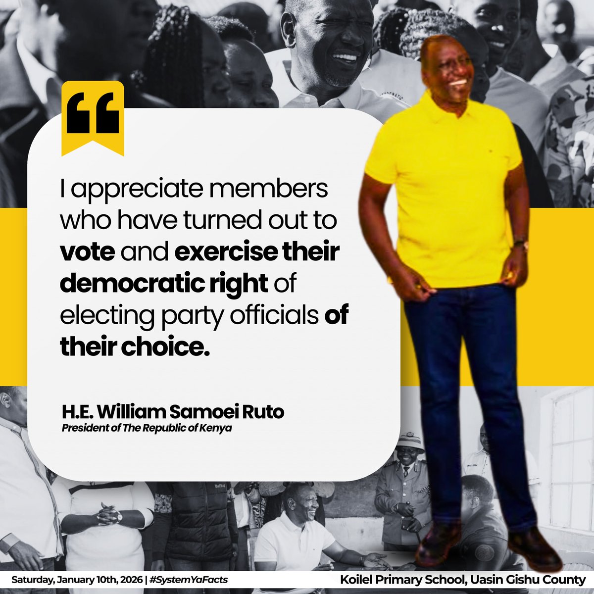 prudencesifa's tweet photo. Empowering members. Strengthening the party. BETA at the heart of grassroots elections.
President Ruto appreciates members who have turned out to vote and exercise their democratic right of electing party officials of their choice.
#UDAGrassrootsElections
BETA https://t.co/7KQfX8y5Av