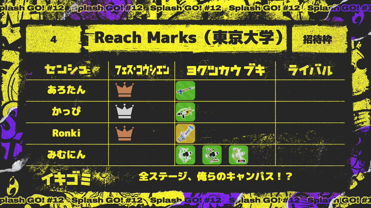 でん（東大スプラトゥーンサークル） tweet media