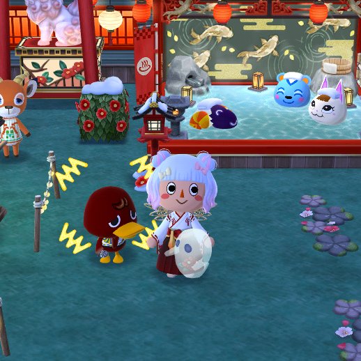 drrr32267's tweet photo. そんな目で見られても👀
＃ポケ森 https://t.co/DhAOVG2Y21