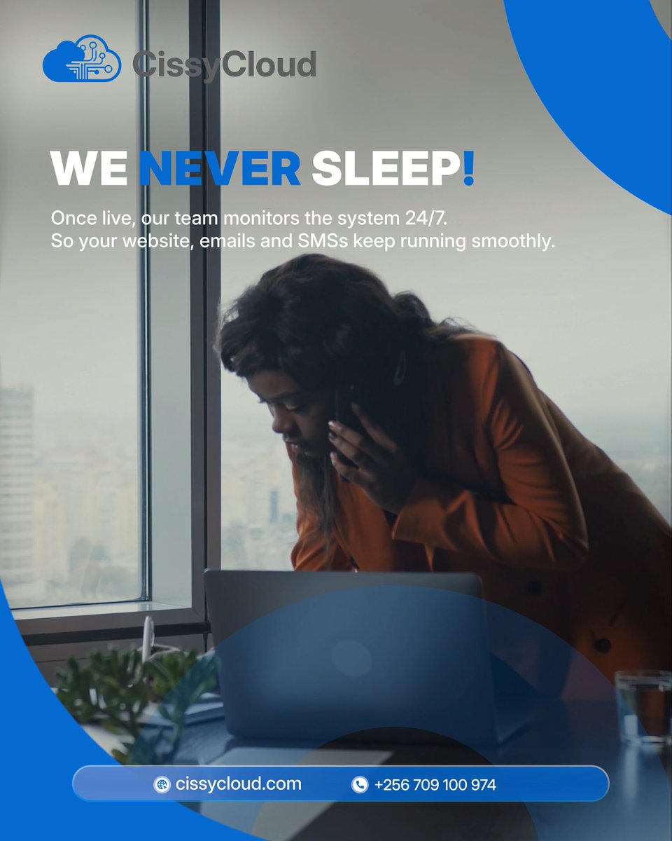 cissytech's tweet image. At CissyCloud, "We Never Sleep" isn't just a slogan, it's our commitment to your growth. Keep your digital presence live, always.#CissyTech #cissycloud