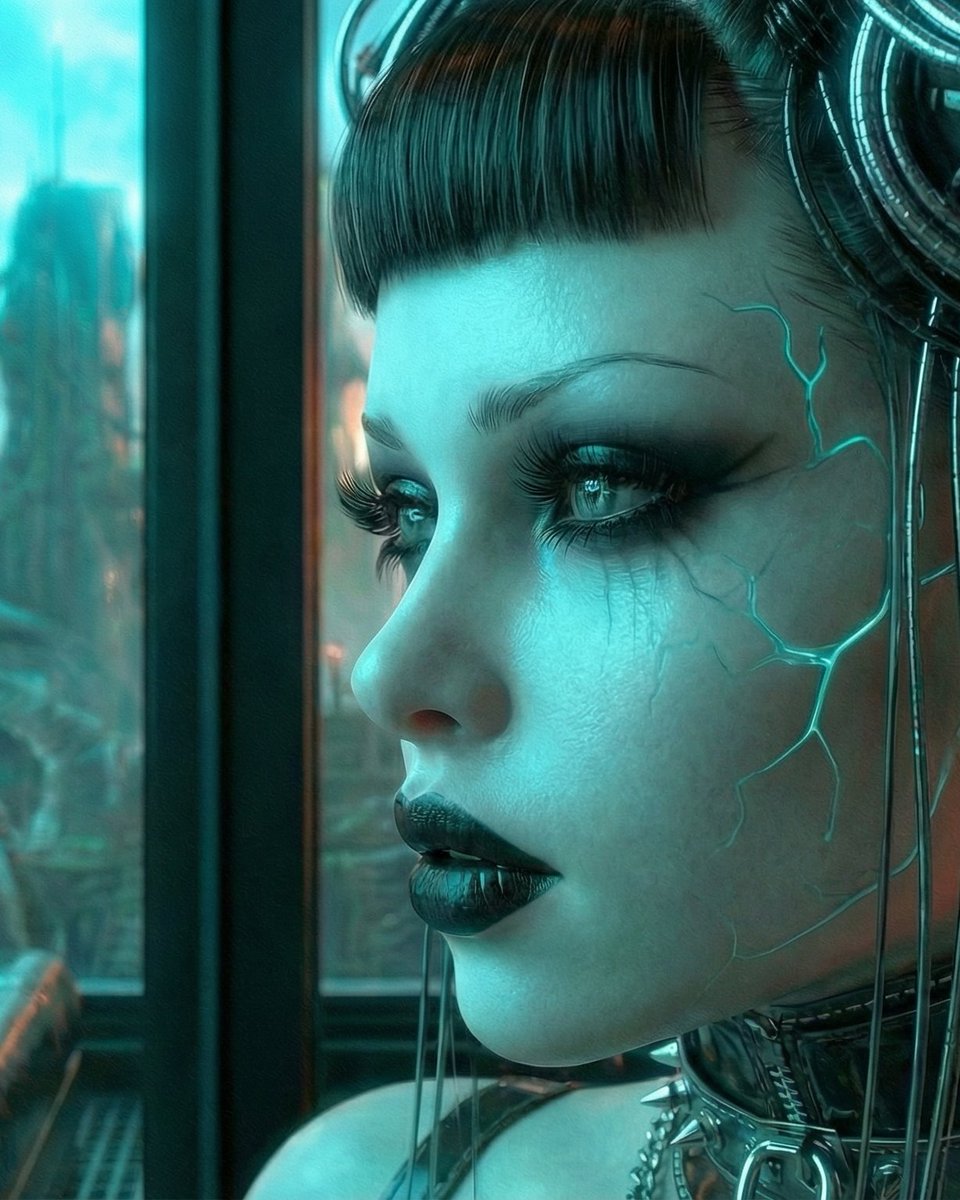 Mirai_retro's tweet photo. Watch on YT: https://t.co/cSDh1G8iTx — what's your fave part?  

#BiomechBlues #IndustrialMetal #GothMetal #Cyberpunk #DarkMusic #HRGigerVibes #AIGeneratedArt #GothAesthetic #CyberpunkCreator https://t.co/StVzz0LALx