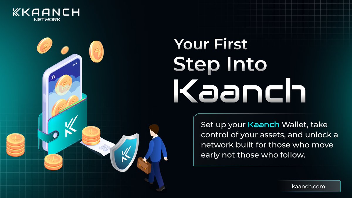 KaanchNetwork's tweet photo. Ownership starts here.
Create your Kaanch Wallet and enter a network built for those who move early.
https://t.co/kduhB78B7Q
#KaanchNetwork #Web3Onboarding https://t.co/epOOGqyalZ