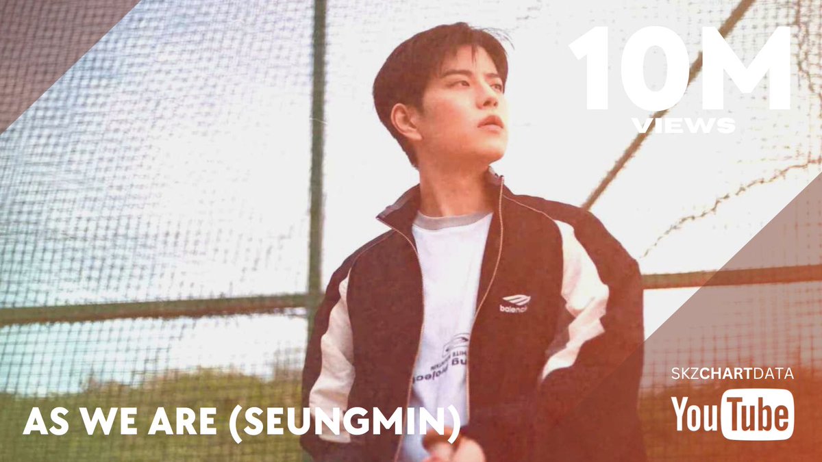 skzchartdata's tweet image. SKZ-PLAYER "As we are" by #Seungmin has surpassed 10,000,000 (10M) views on YouTube!

▶️ youtu.be/kAzmhLHePqU

@Stray_Kids #StrayKids #스트레이키즈