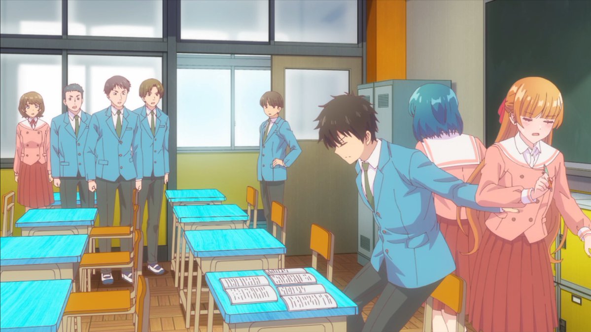 公道が水色だったり机が水色だったりするのって、仕様なのか俺の目がおかしなってるのか分からない