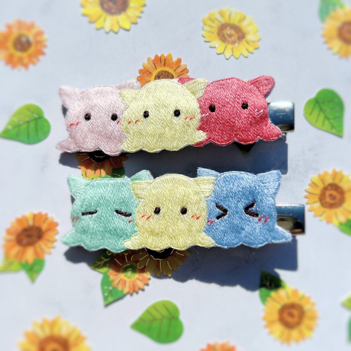 全て手刺繍でお作りしています。
可愛いシールや初のガチャもあるので是非遊びに来てください🥰🩷ྀི

✿ブース番号：158 
✿1/17.18   SHOP SASAKI 
⁡
 #クラマケ08コラボ 

<a href="/CRAFTMARKET6/">CRAFTMARKET@2026年3月7日（土）クラマケパーティー/次々回27/3/6～7日ポトメ</a>