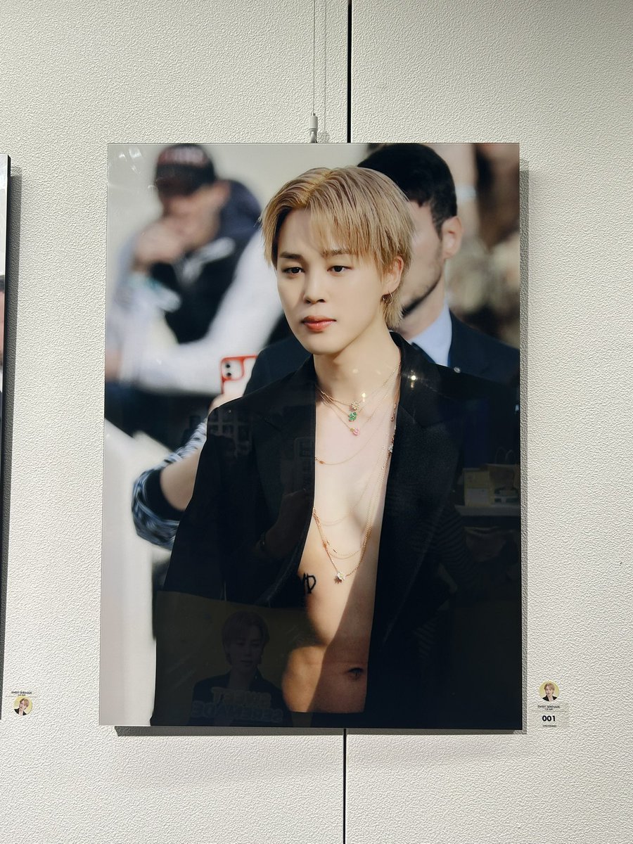 今日は今年初めての推し活💜@myloverjimin 님の展示会に行って来ました