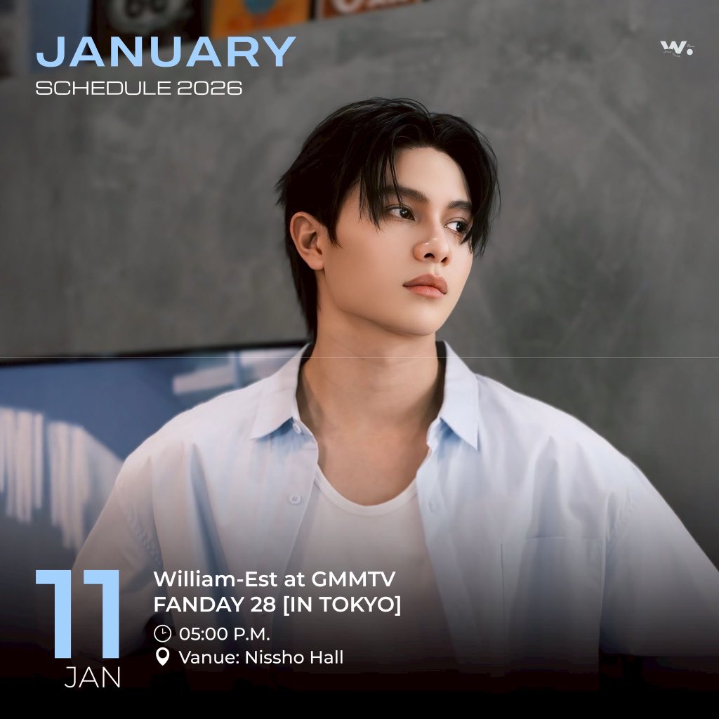 WilliamEst GMMTV FANDAY 28 ポスター