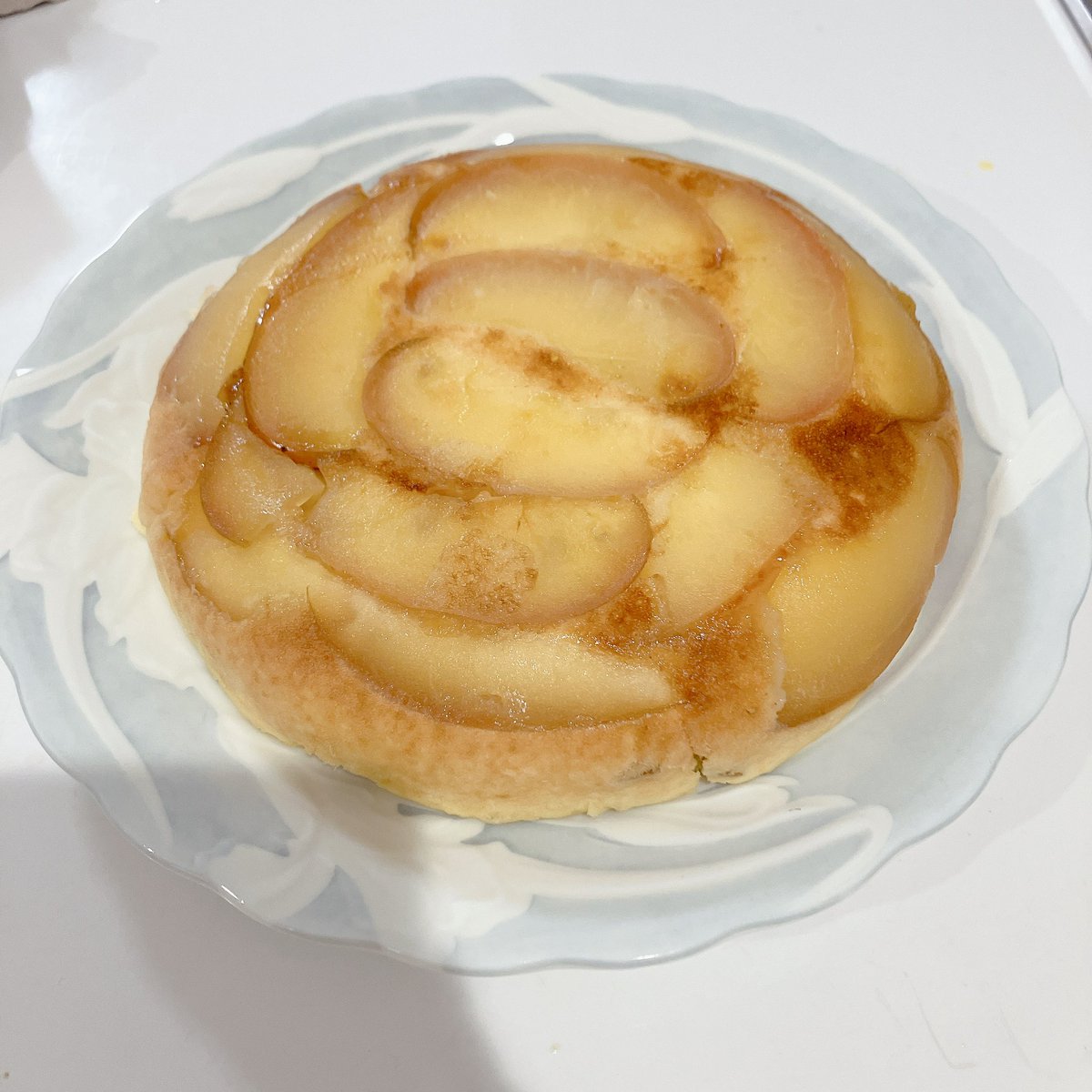 炊飯器でりんごケーキ焼いた