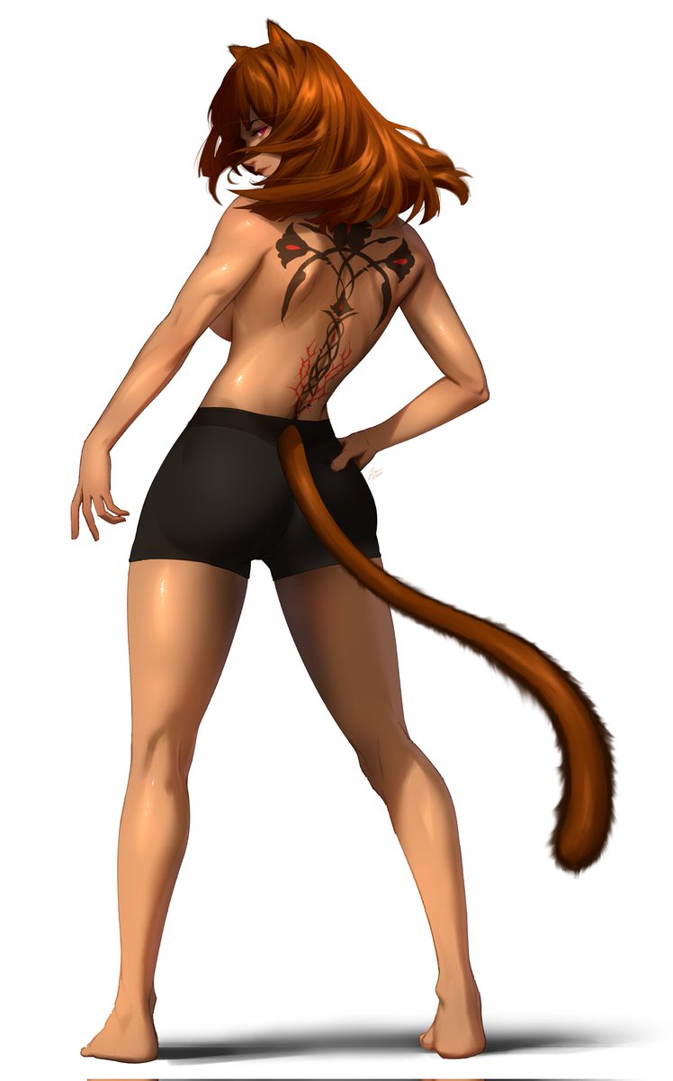 Holo and her new tattoo! Gorgeous art by <a href="/zienuart/">Zienu | VGEN COMMISSION OPEN</a>