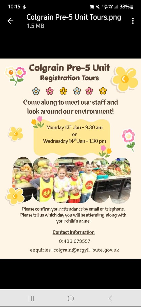 Colgrain Primary School tweet media