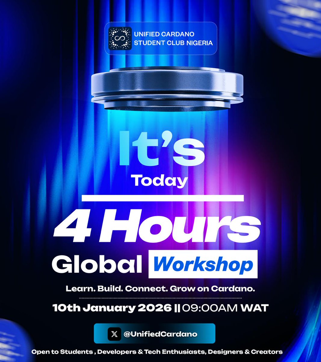 WfLanre's tweet photo. Learn, Build, Connect, Grow on #cardano #ucscn https://t.co/2NUbIwpvVV