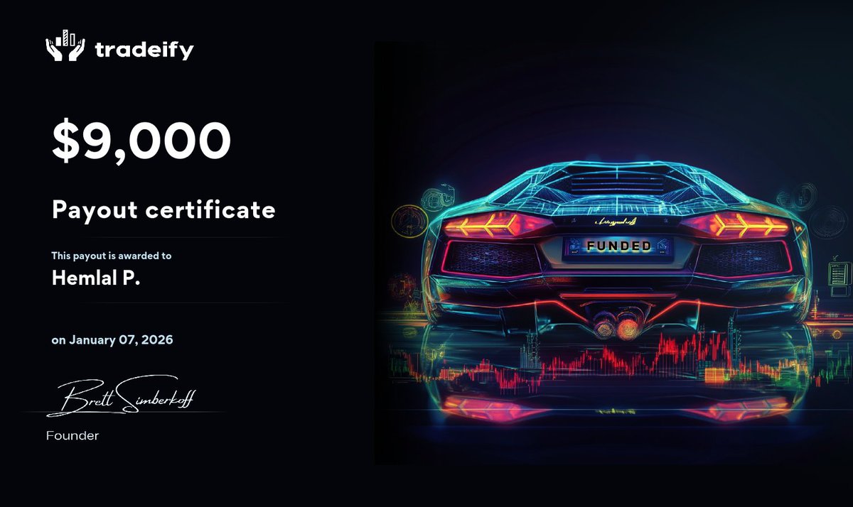 bindasshem's tweet photo. Traded these 5 150k lightning funded for a month and able to secure first payout in 2026.  Thank you @BrettSimba and @Tradeify. #150kLighteningfunded #tradeify https://t.co/VfAkhFwDFj