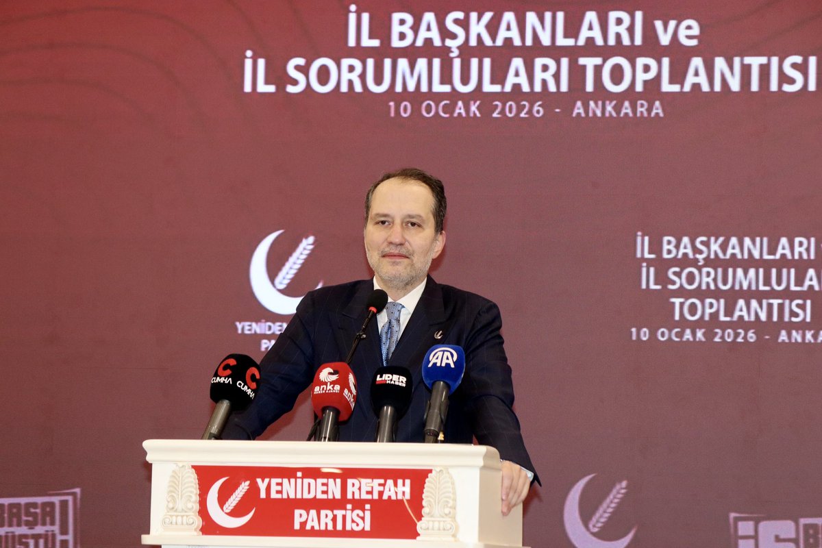 rprefahpartisi's tweet image. Genel Başkanımız Dr. Fatih Erbakan’ın başkanlığında ‘İl Başkanları ve İl Sorumlulara Toplantısı’ gerçekleştiriliyor.