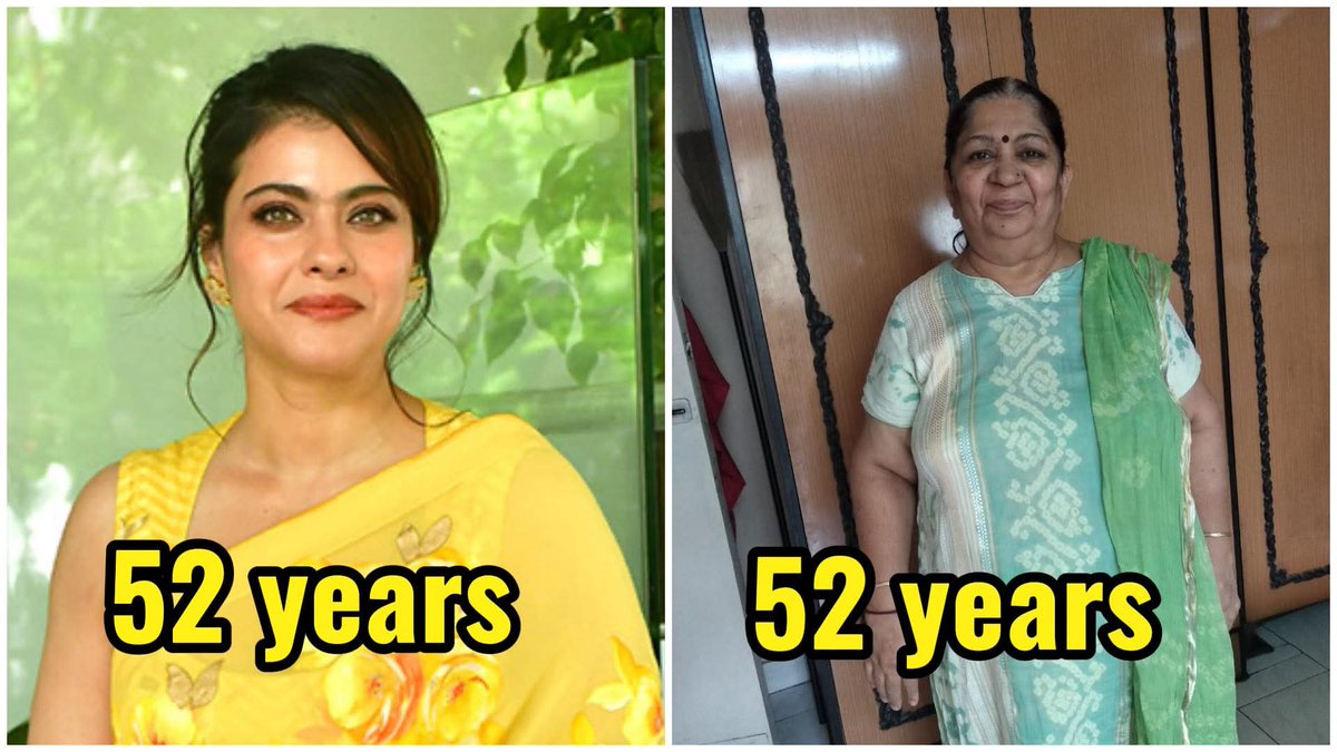 Both women here are 52 years old — but the difference in lifestyle, habits, and self-care is striking.

This image isn’t meant to compare or belittle anyone.

It simply serves as a reminder of a truth —

Age is just a number.
Your physical condition depends on how well you take