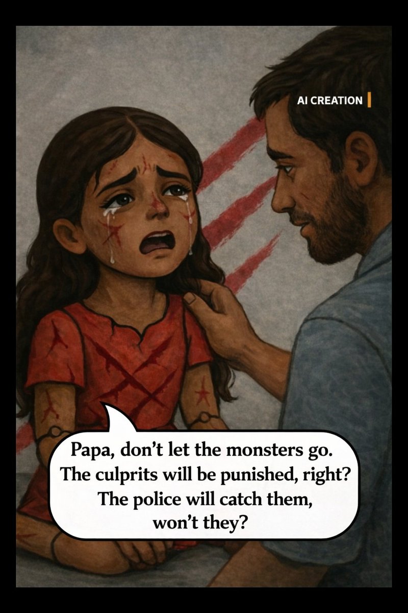 "Don't Let Them Go, Papa... Will Your Police Give Me Justice?": 7 y/o's Last Words Before Dying 96 Days After Brutal Rape

- Her Father Was a Police Guard. He Couldn't Save His Own Daughter.

Araria-Purnia Gang-Rape Case: 2nd Oct 2025

It was the night of Navratri. While her