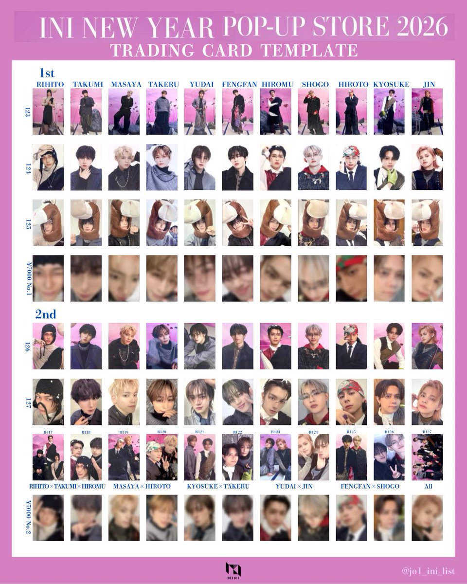 INIトレカまとめ売り 𝙅𝙊𝟭・𝙄𝙉𝙄 _ 𝙇𝙞𝙨𝙩 (@jo1_ini_list) / Posts / X