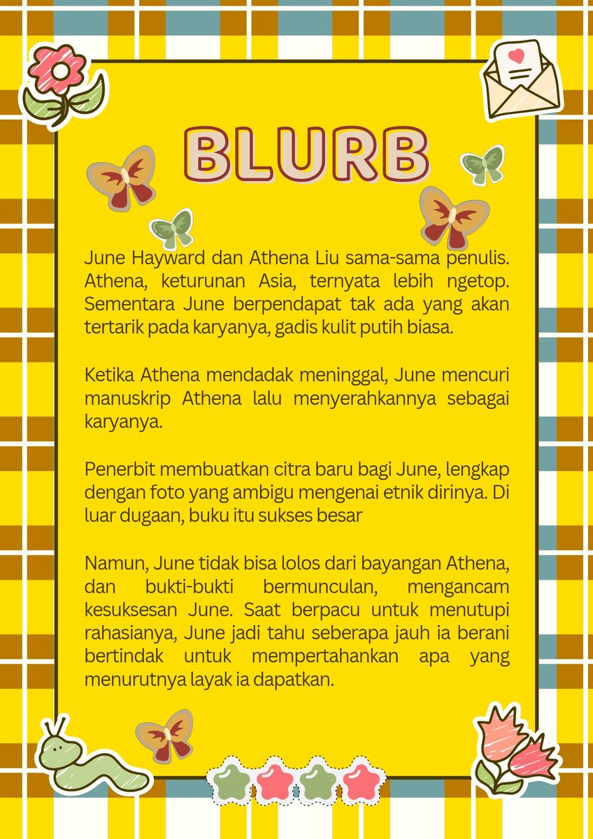 swancoquille's tweet image. ˚₊‧꒰ Aricha Current Reading ꒱ ‧₊˚

YELLOWFACE 
— by R.F. Kuang
📝 336 pages
🏷️  Contemporary fiction, Satire, Psychological thriller