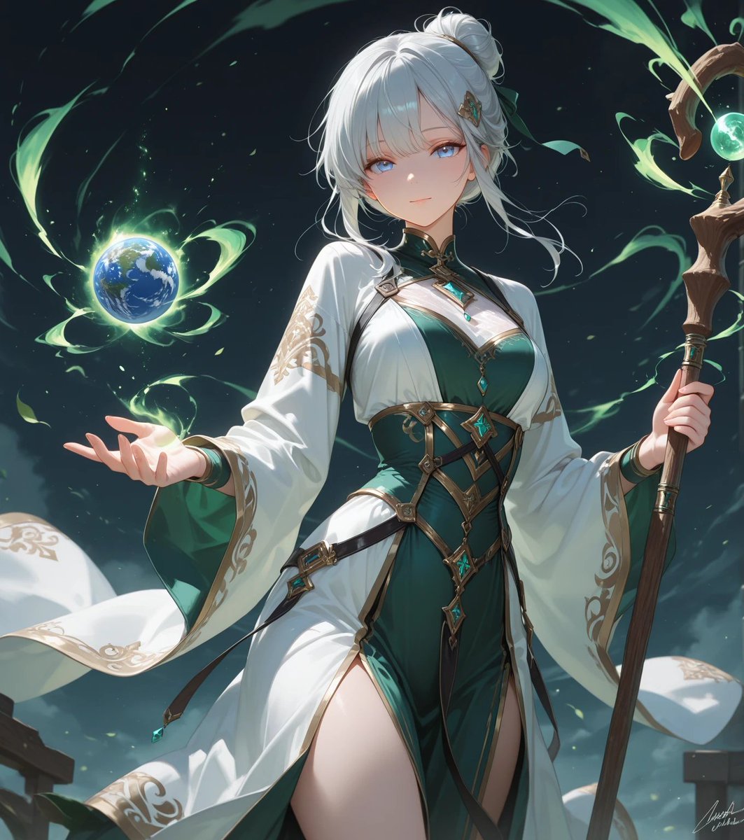 派手に魔法をぶっ放そう2026 うちの子「アメリア」です。風属性、土