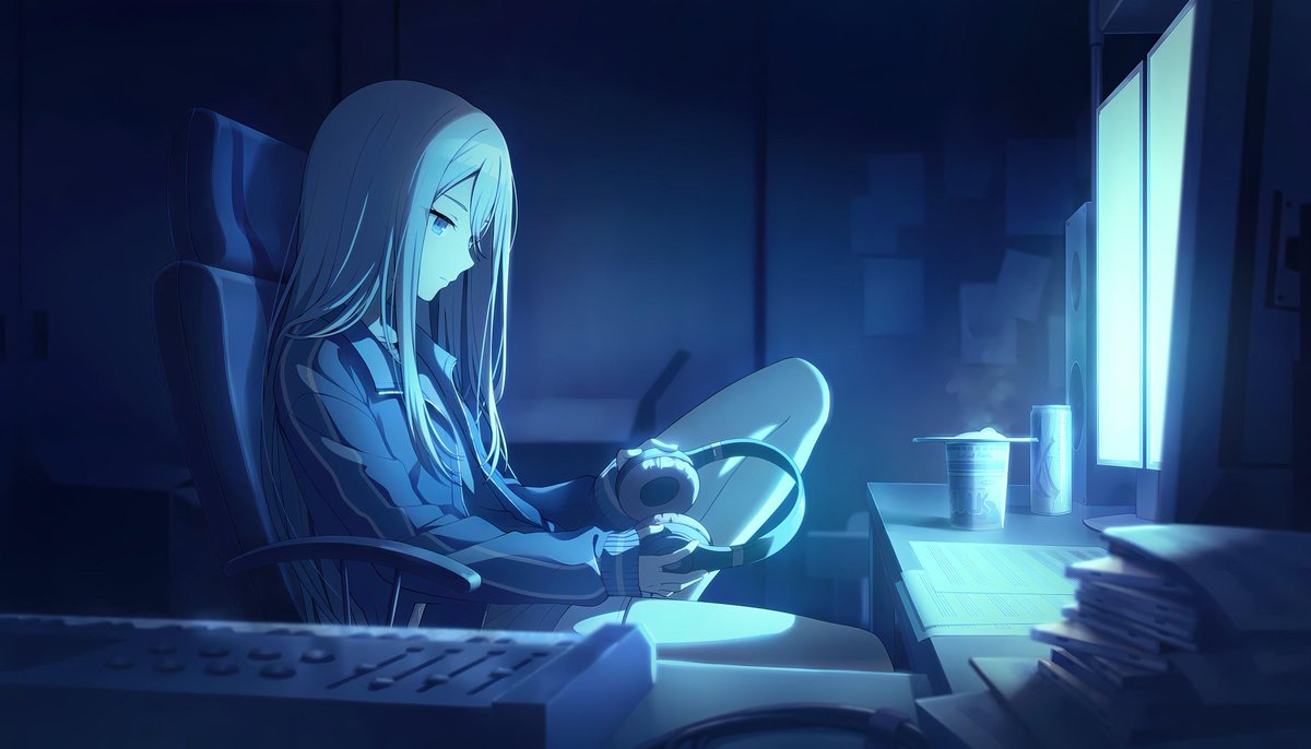 will forever be obsessed kanade cards that have her monitor as the
