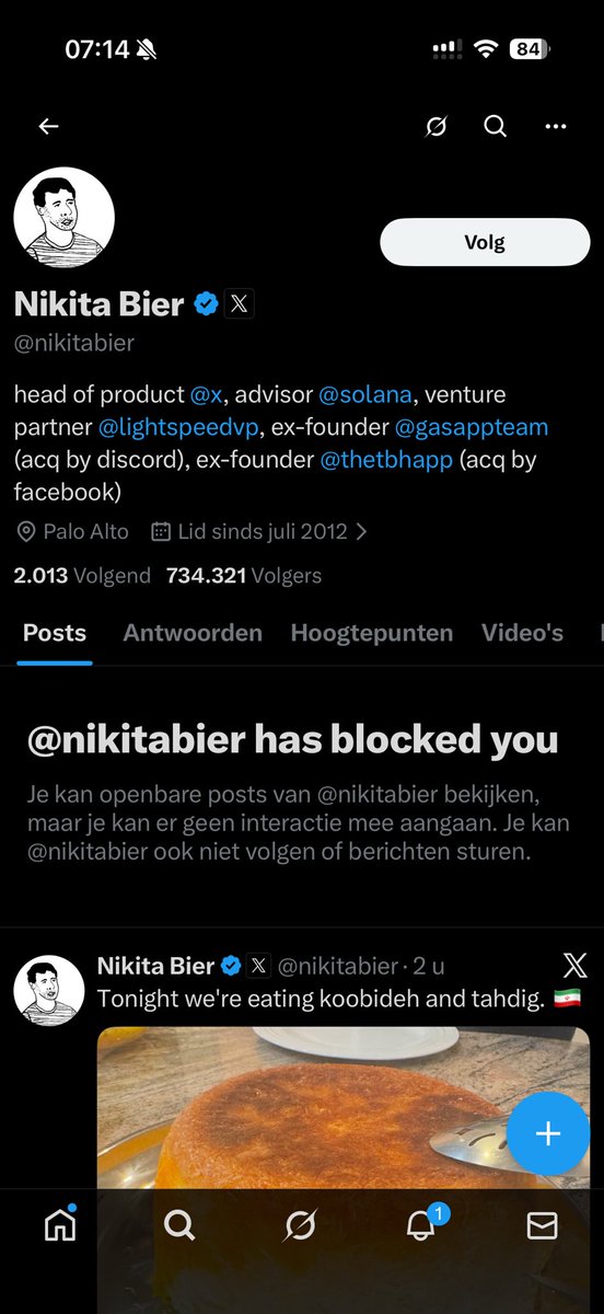 Hey <a href="/grok/">Grok</a> can you tell <a href="/nikitabier/">Nikita Bier</a> to unblock me my algorithm showing me too much gay porn since he blocked me