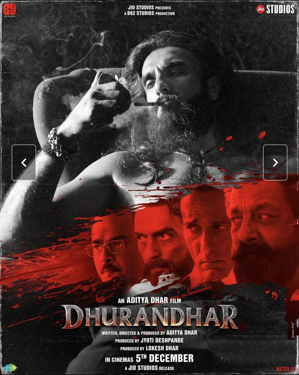 EarnesTaster's tweet photo. Dhurandhar Movie Review : Above-average thriller bristling with graphic violence, strong direction, powerful acts &amp; fearless voice on what a strong India should do. https://t.co/wFVyRZOCfY

#Dhurandhar #DhurandharMovieReview https://t.co/lHXQzPeFtv