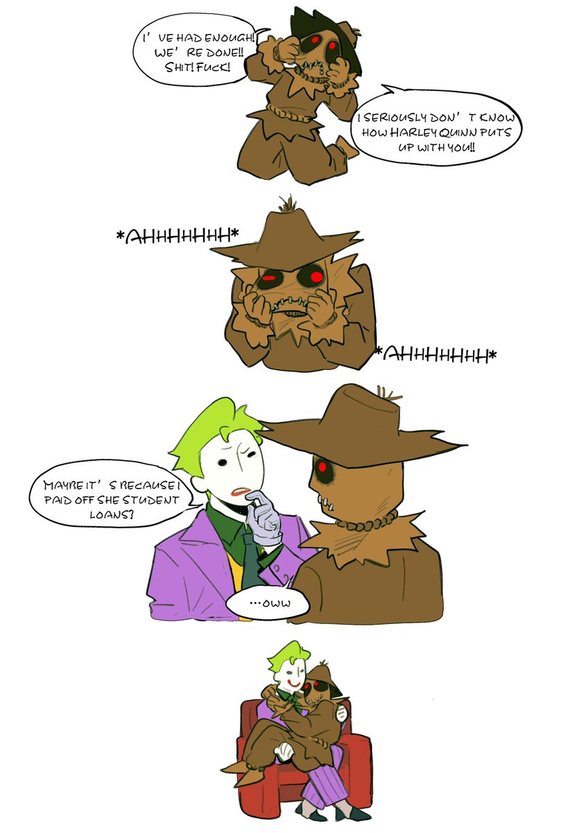 HappyPoker_CL's tweet image. #joker #Scarecrow #Jokecrow