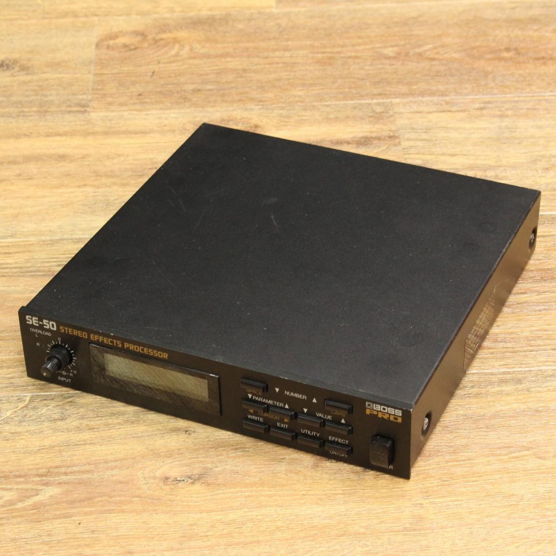 BOSS SE-50が中古で入荷！ 1991年発売のハーフラックサイズのデジタル