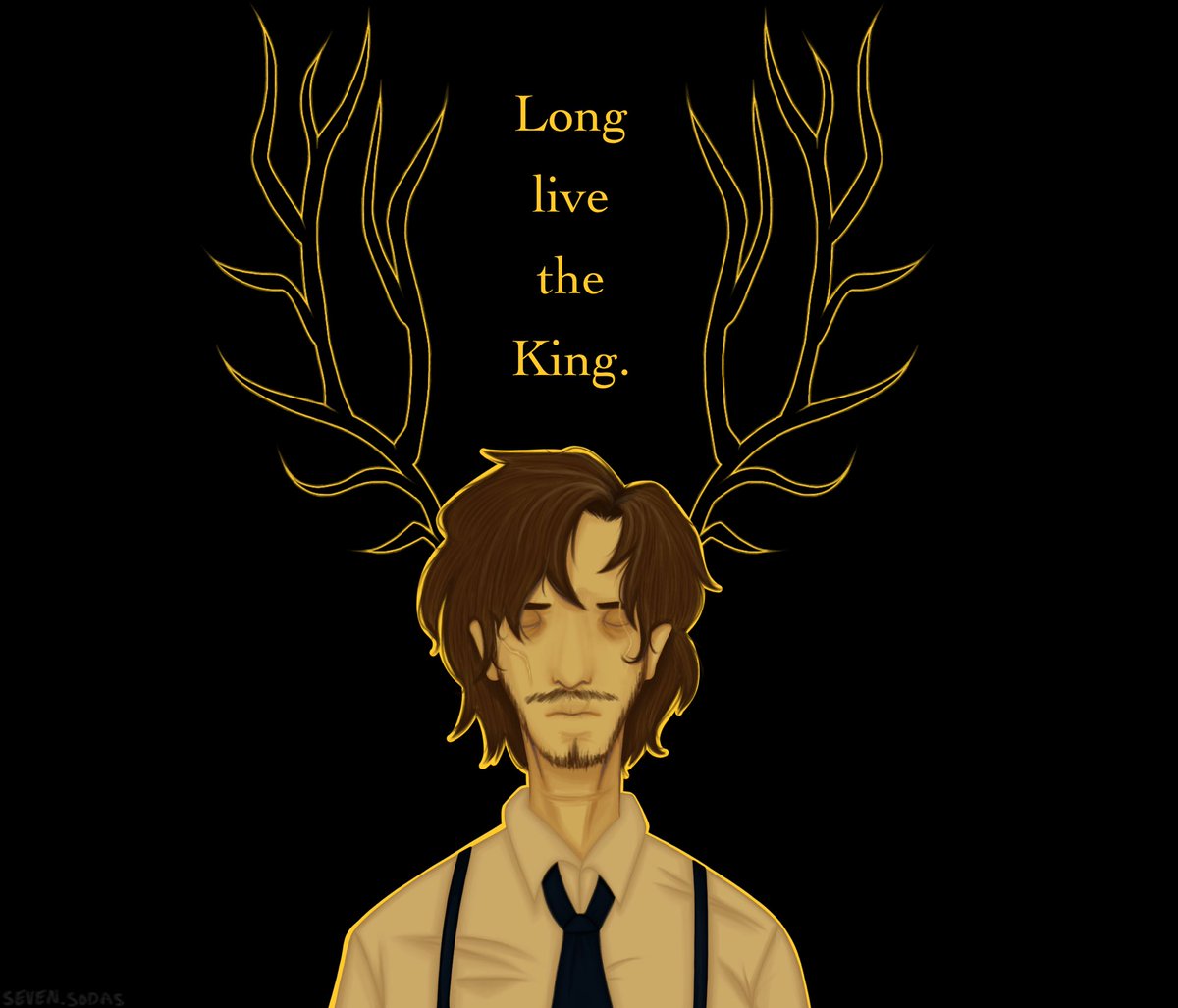 soda_is_asleep's tweet image. Long live the King.
.
Wow I sure do love Arthur Lester and John Doe I hope nothing bad happens to them ever !!!
.
#malevolent #malevolentfanart #arthurlester