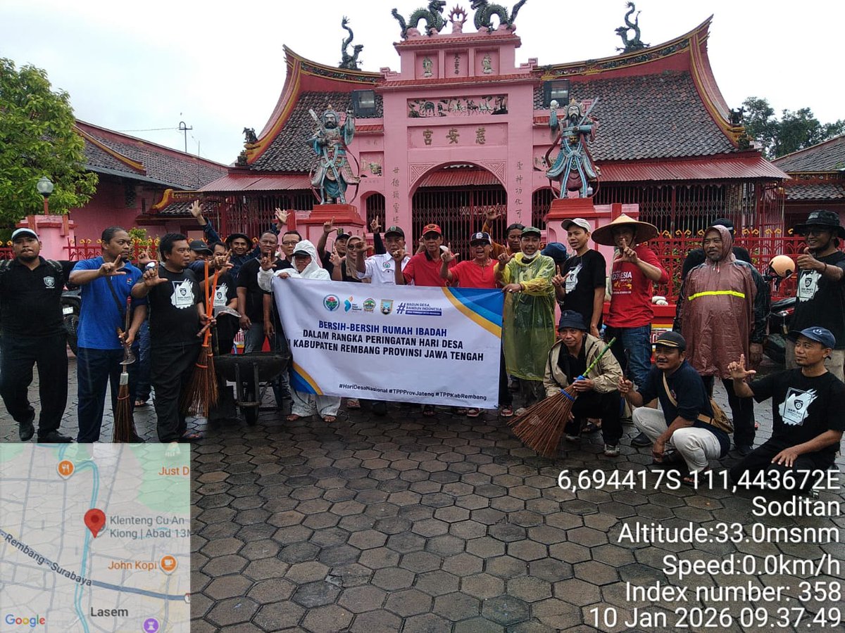 TPP Kab Rembang bhakti desa bersih-bersih rumah ibadah masjid grawan, gereja sudo, klenteng soditan #TPPProvJateng #TPPKabRembang #HariDesaNasional2026 <a href="/prabowo/">Prabowo Subianto</a>
<a href="/YandriSusanto/">Yandri Susanto</a> <a href="/kemendespdt/">#BangunDesaBangunIndonesia</a> <a href="/bpikemendes/">bpikemendes</a> @pusevakemendespdt