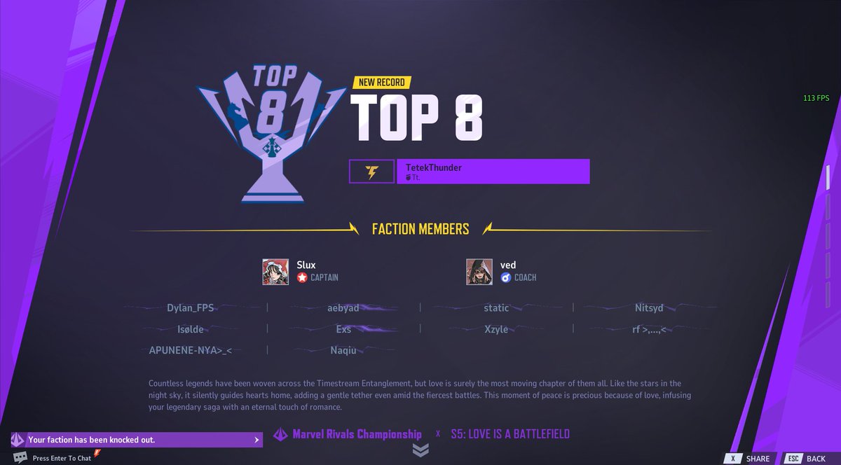 GGs Gosari, for a team first time playing together I'd say we did well, proud of my team ❤️