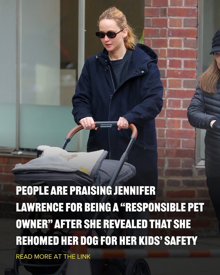 Jennifer Lawrence'ın yaptığı doğru karar: Çocuğunu ısıran köpeği evden çıkardı!
Helal Jennifer! Bravo, gerçek anne böyle olur. Köpeğe tapıp çocuğunu riske atanlar utansın.İşte bebek arabasıyla gezen, çocuklarını koruyan güçlü bir anne: 
#JenniferLawrence