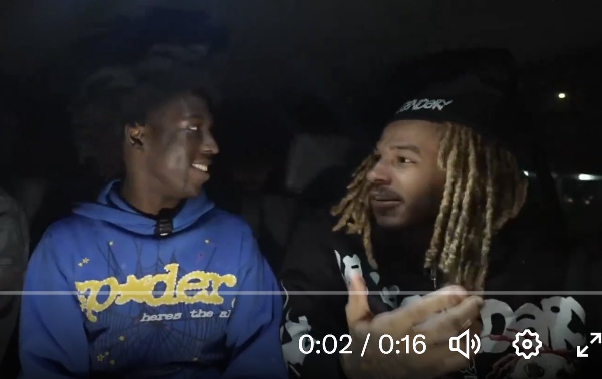 Maji Red Rapper @rawsalerts he's looking past his friend, out the window, like he was ...