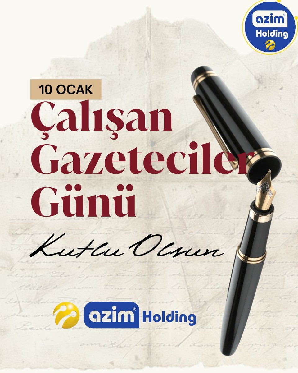 Mevsim farketmeksizin,bütün zorlu koşullara rağmen,dünyanın her yerinden haberleri,bizlere eksiksiz ulaştıran,bütün basın camiası çalışanlarının,10 Ocak Çalışan Gazeteciler Günü'nü kutluyoruz.🎤💐

#10ocakçalışangazetecilergünü #azimholding #azim #elazığ #türkiye