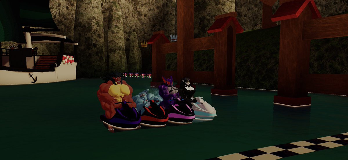 The big tits race.
Who will win?
From left to right.
<a href="/dondaz/">Dondaz</a> 
<a href="/torinnthedragon/">TorinnTheDragon.bsky.social</a> 
Me
<a href="/greedgato/">Greedgato</a>