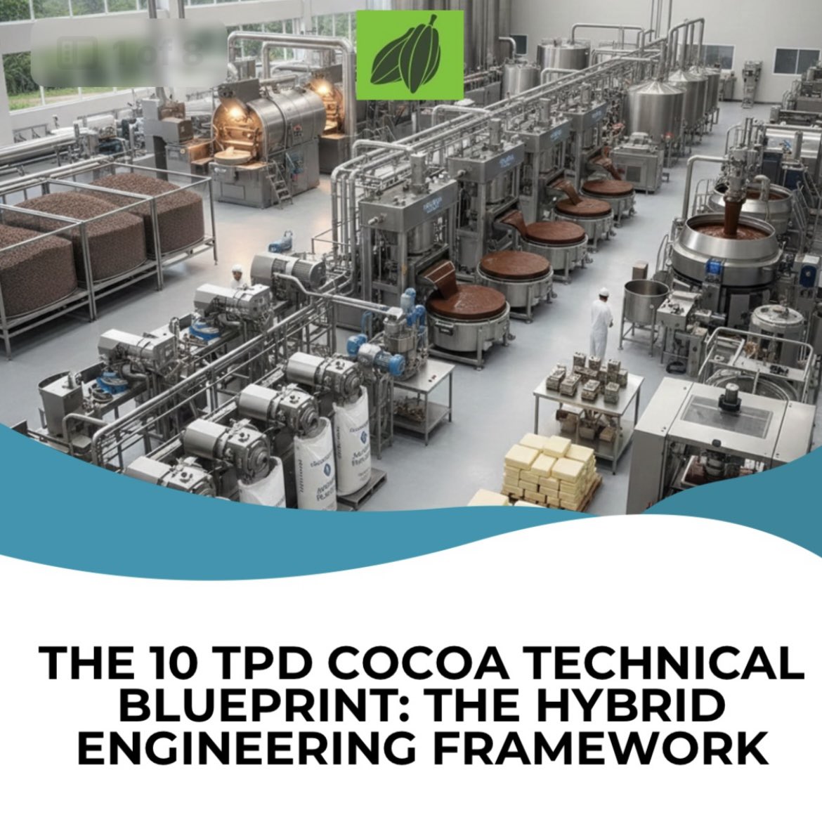 RudvikE's tweet photo. At scale, industrial infrastructure is not the actual absolute point of working, rather a Standard Operating Window, where all the different parts of the assembly line work harmoniously. Whenever defining the power capacity requirements for your cocoa factory, do remember it. https://t.co/ZCKsxlDIbk