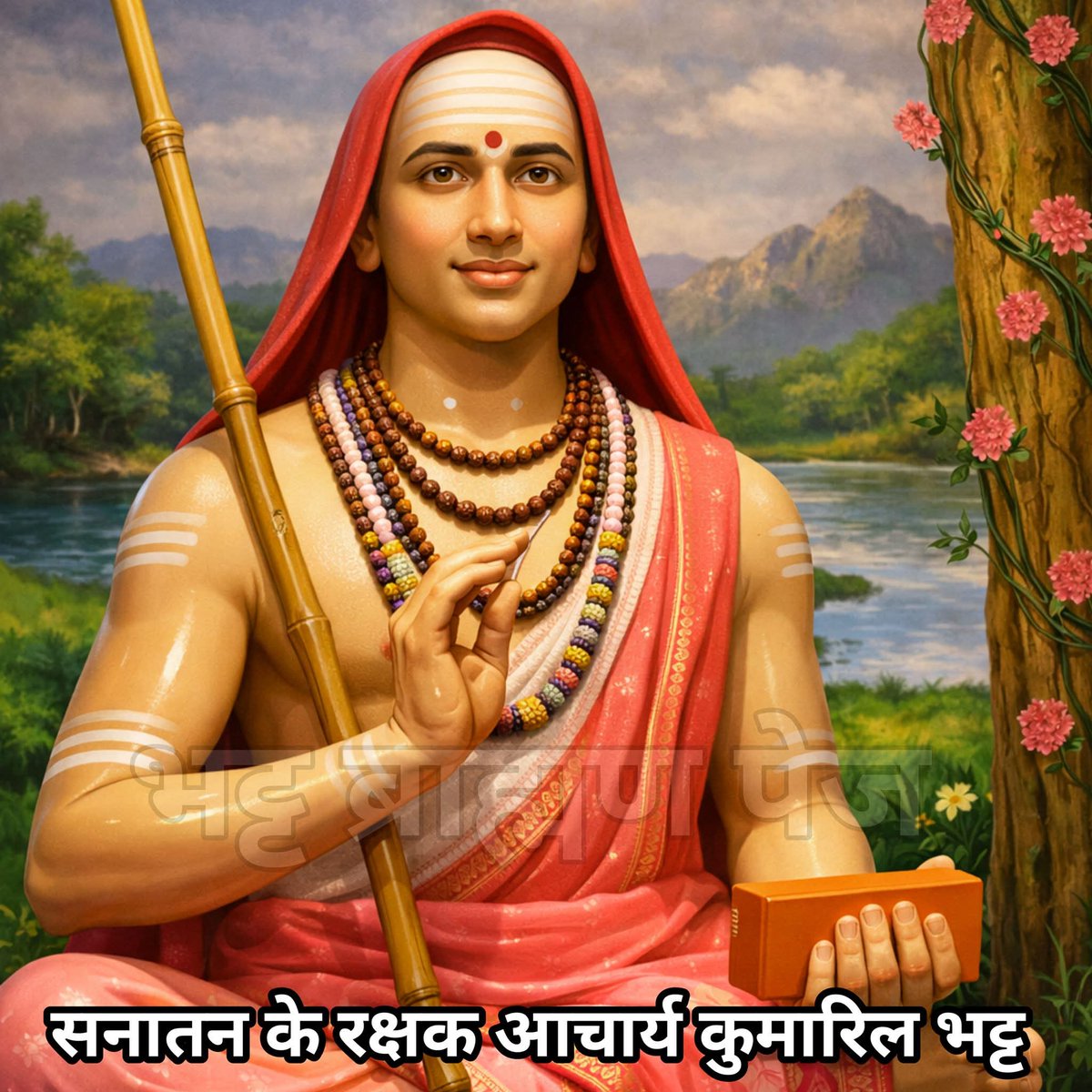 shribhattpitham's tweet photo. ‼️#वैदिक सनातन धर्म संस्कृति और परंपराओं के #���वोन्मेषक ! #बौद्धों और बुद्धिस्टों को शास्त्रार्थ करके #पराजित किया!ऐसे #ब्रह्मर्षि_कुमारिल_भट्ट जी महाराज को #दण्डवत्_प्रणाम!‼️ https://t.co/8DJbUAeOaO