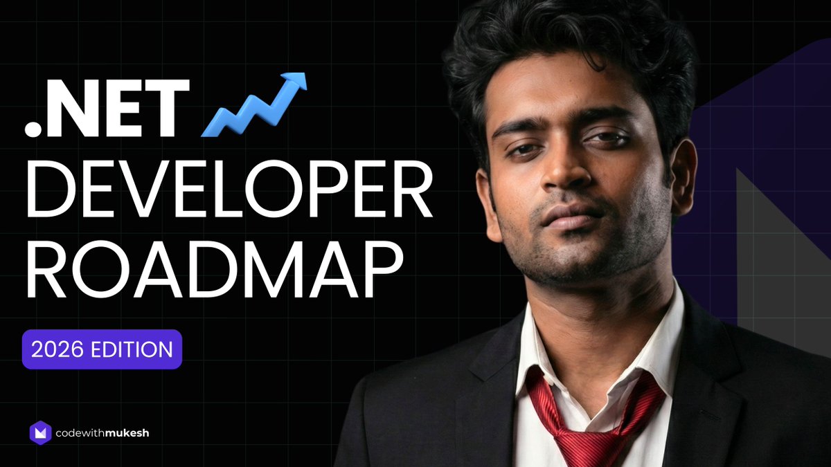 I've been putting out updated .NET roadmaps every January for a few years now.

Why? Because I keep seeing the same problem.

Developers jumping between random tutorials, watching scattered YouTube videos, ending up with knowledge gaps that hurt them in interviews and on the job.