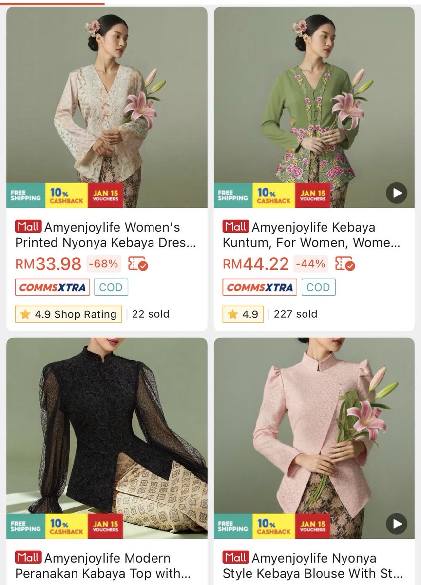 GIRLSSS SAVE THISSSS! 🤩✨ Lubuk baju raya BELOW RM100 — spilled by Nad Zainal 💖

1. Colorblast — syurga kebarung &amp; kebaya murah
2. Rona Jingga — kebaya loose fit sedondon ibu &amp; anak 
3. Zoe Arisah — kurung cantik, classy &amp; feminine ✨
4. Amyenjoylife — kebaya nyonya RM30+