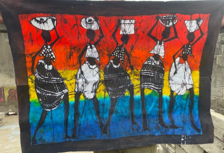 JaskillMaputo's tweet image. Art of the Day! "African Women Return Home From Work". Buy at: ArtPal.com/Batik?i=320318…