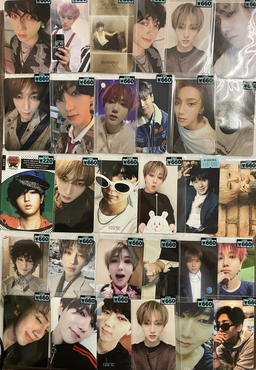 商品情報】 「#SUPERJUNIOR」より イェソン さんのトレカを販売中