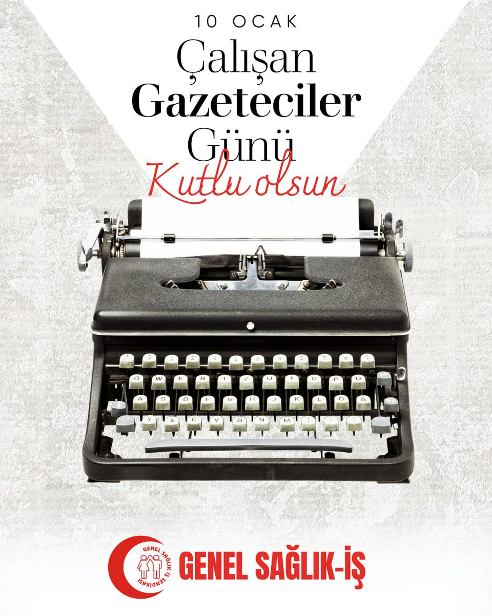 10 OCAK ÇALIŞAN GAZETECİLER GÜNÜ
10 Ocak Çalışan Gazeteciler Günü, halkın doğru, tarafsız ve gerçek bilgiye ulaşma hakkı için baskıya, sansüre ve güvencesizliğe rağmen özveriyle görev yapan basın emekçilerinin onurlu mücadelesini hatırlatma günüdür.
İfade özgürlüğünün sistematik
