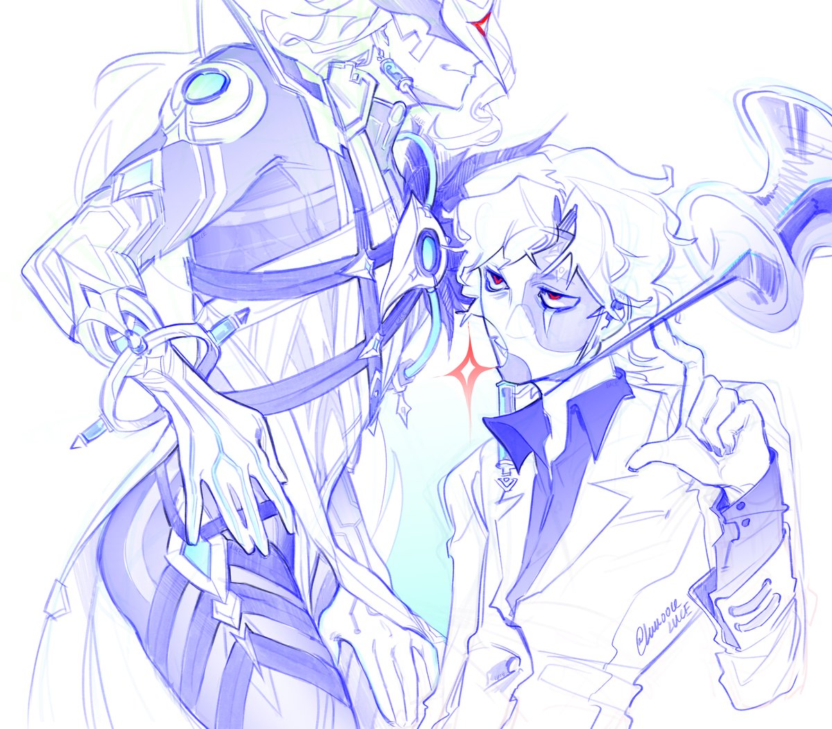 Luuooce's tweet image. in celebration of the recent surplus of official dottore
#dottore #genshinimpact #原神